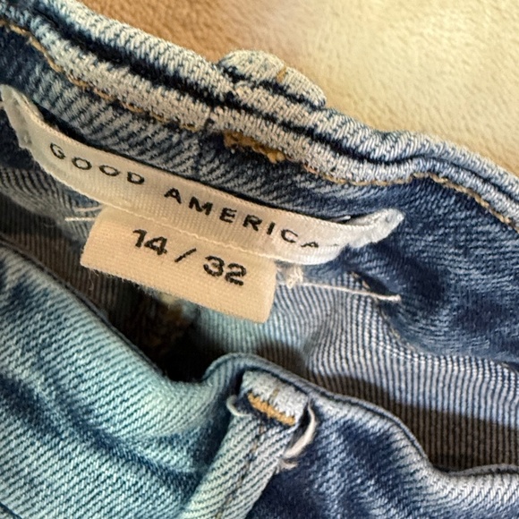 92% Cotton Good American Bootcut Jeans - US 14 / 32 - Picture 11 of 14
